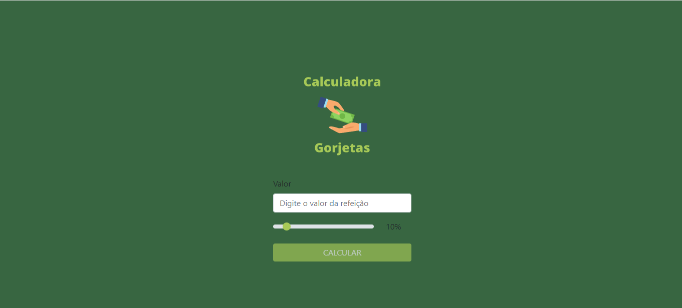 Calculadora de Gorjetas